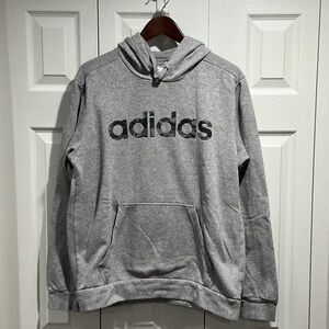 Adidas Men's Heather Gray Hoodie